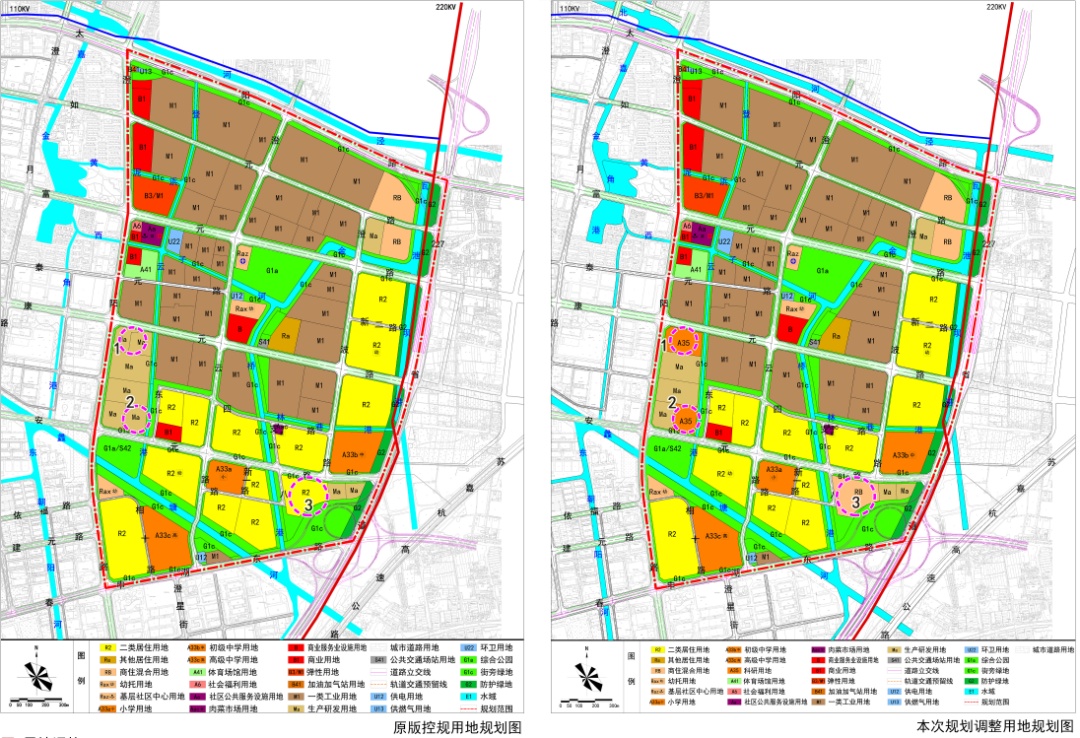 苏州市自然资源和规划局公布部分片区控规调整
